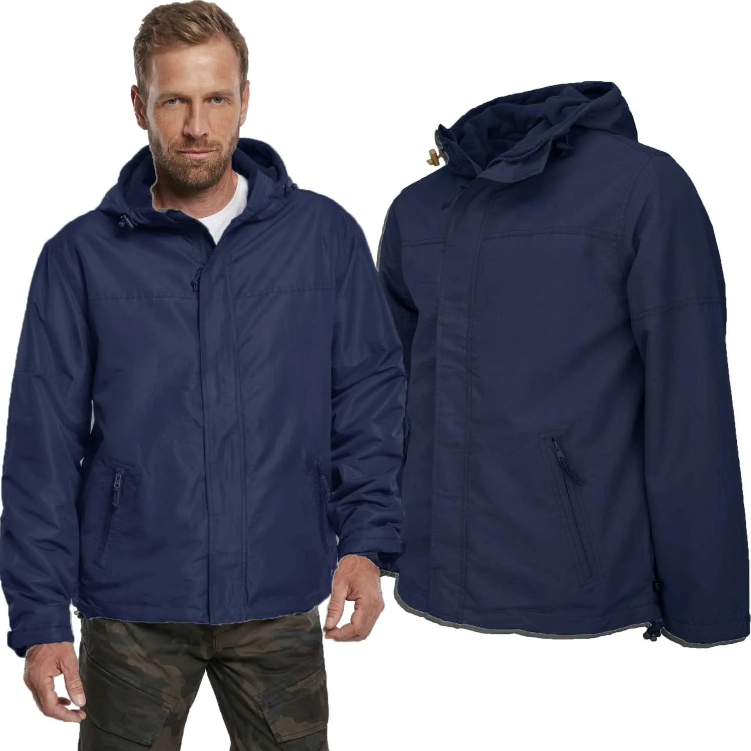 Kurtka BRANDIT Windbreaker Frontzip Navy