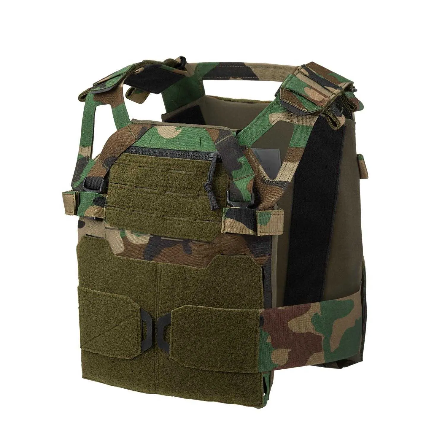 Kamizelka taktyczna typu Plate Carrier na wkłady balistyczne Direct Action SPITFIRE MK II Plate Carrier -Woodland