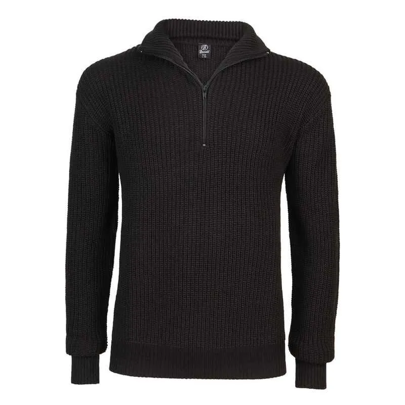 Sweter Wojskowy BRANDIT Marine Troyer Black