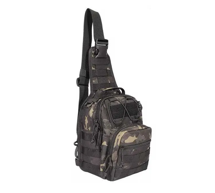 Plecak Taktyczny Sling Hard-Skin 600D polyester - Multicam Black