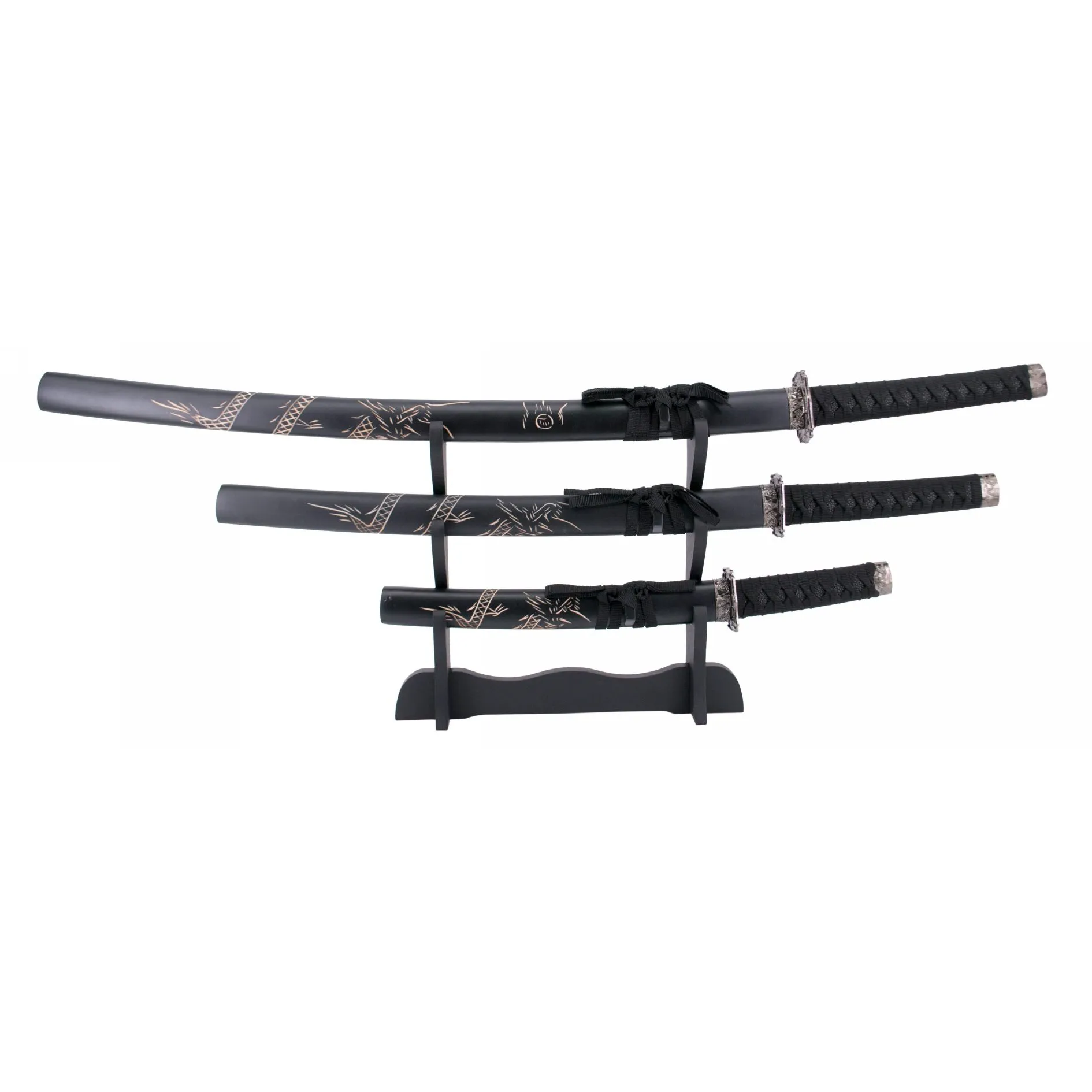 Miecz Samurajski Katana Amont Decor Habitat - Podróż Smoka - Zestaw Katana Wakisashi i Tanto