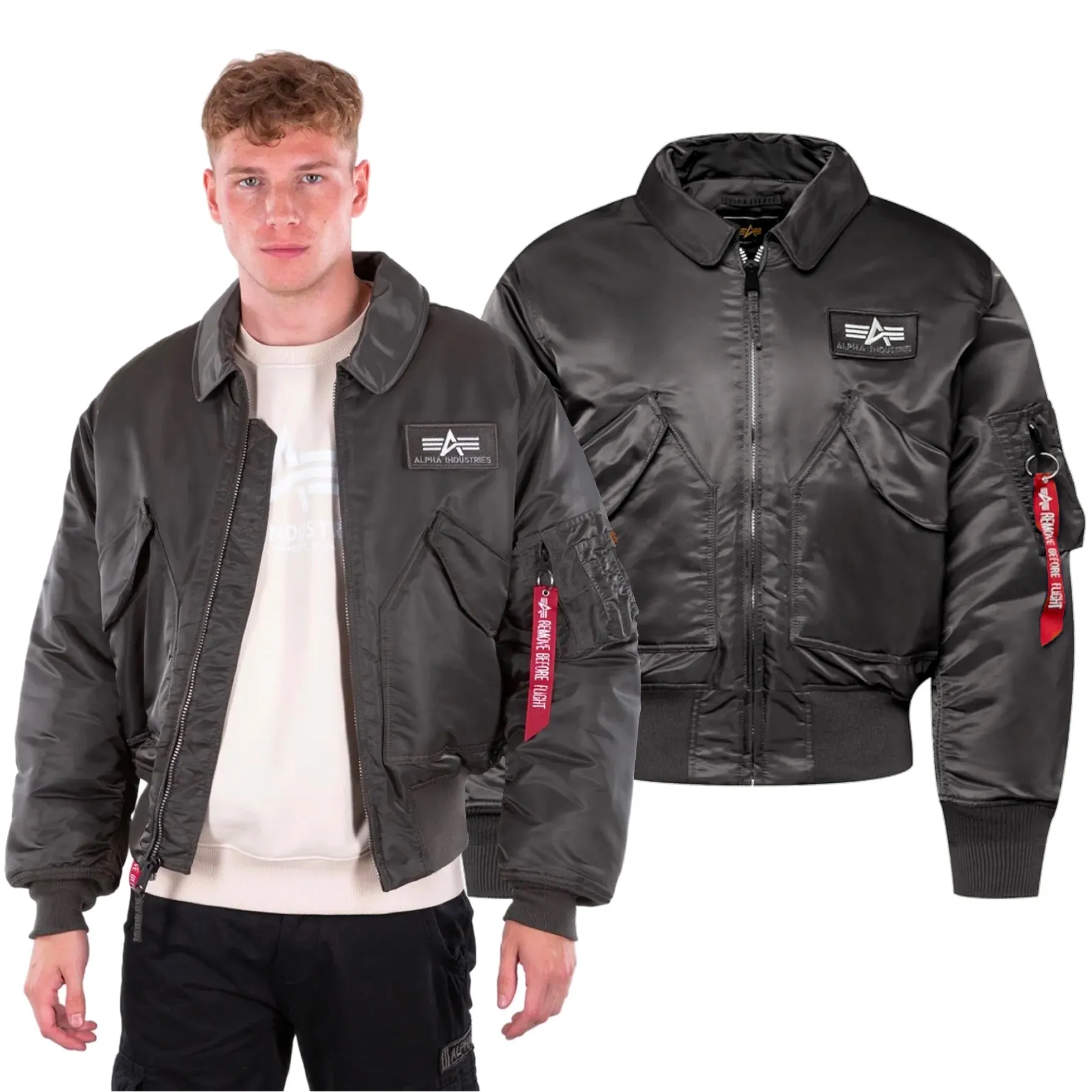 Kurtka Alpha Industries CWU-45 100102 04 - Szara