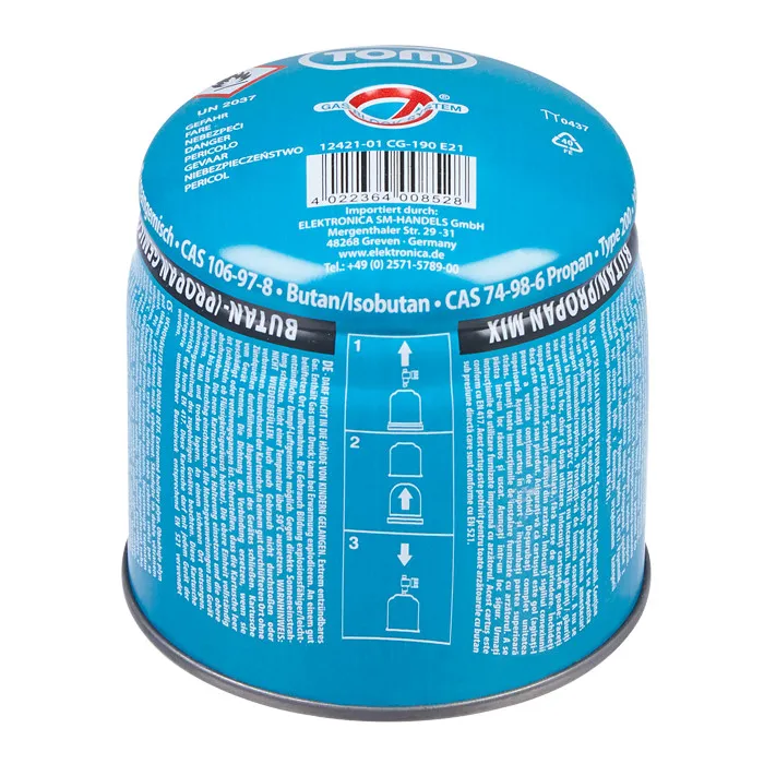 Gaz kartusz TOM CG-190 - 190 g. 340 ml