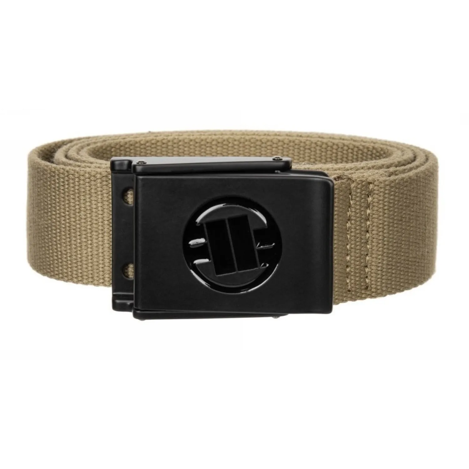Pasek parciany Pit Bull Embossed Webbing Belt Hilltop - Piaskowy