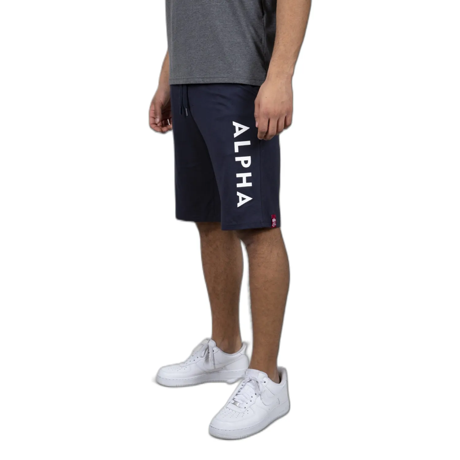 Spodenki Alpha Industries Jersey 116366 07 - Granatowe