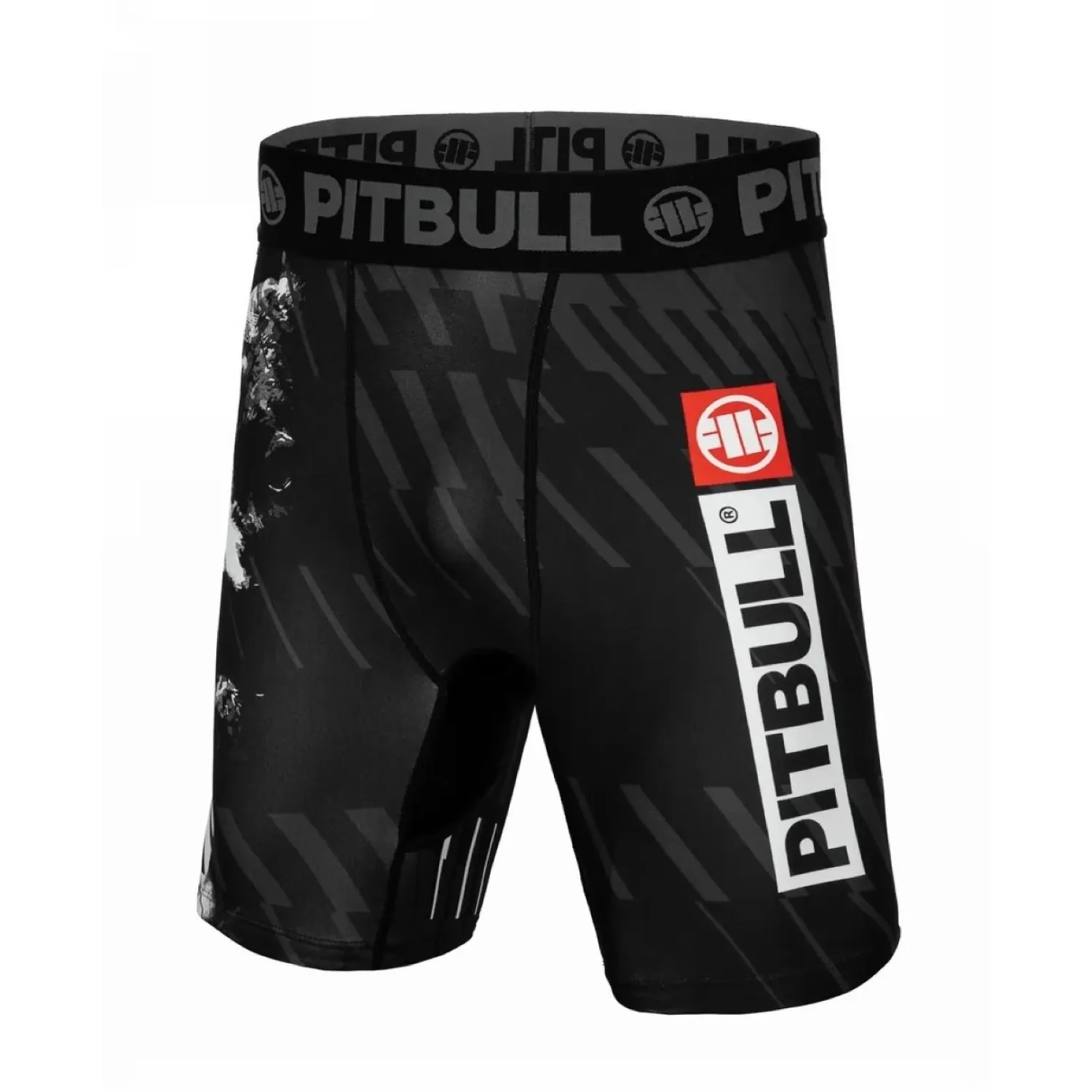 Spodenki kompresyjne Pit Bull Performance Pro plus Street Dog - Czarne