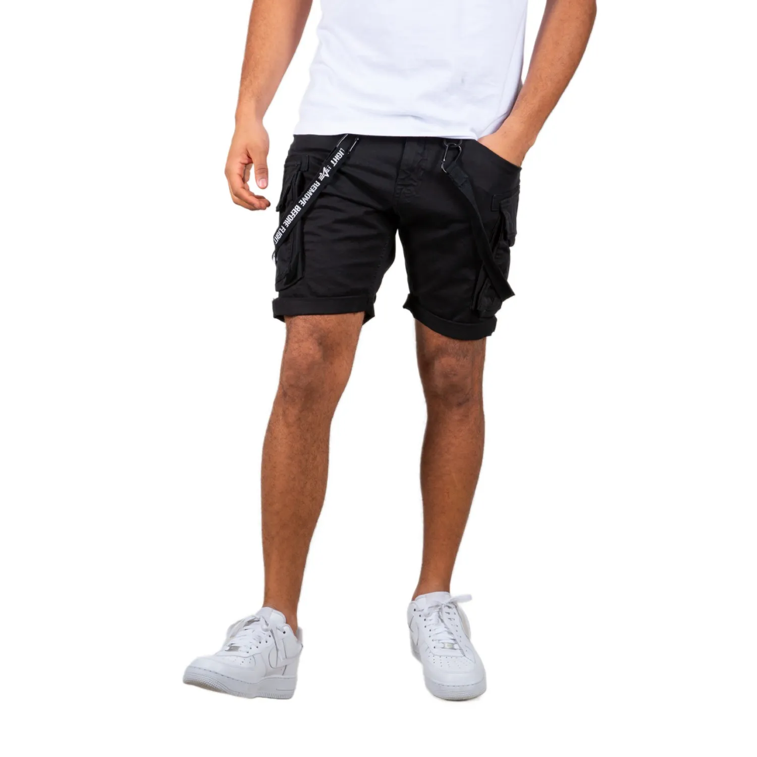 Spodenki Alpha Industries Utility Short 116213 03 - Czarne
