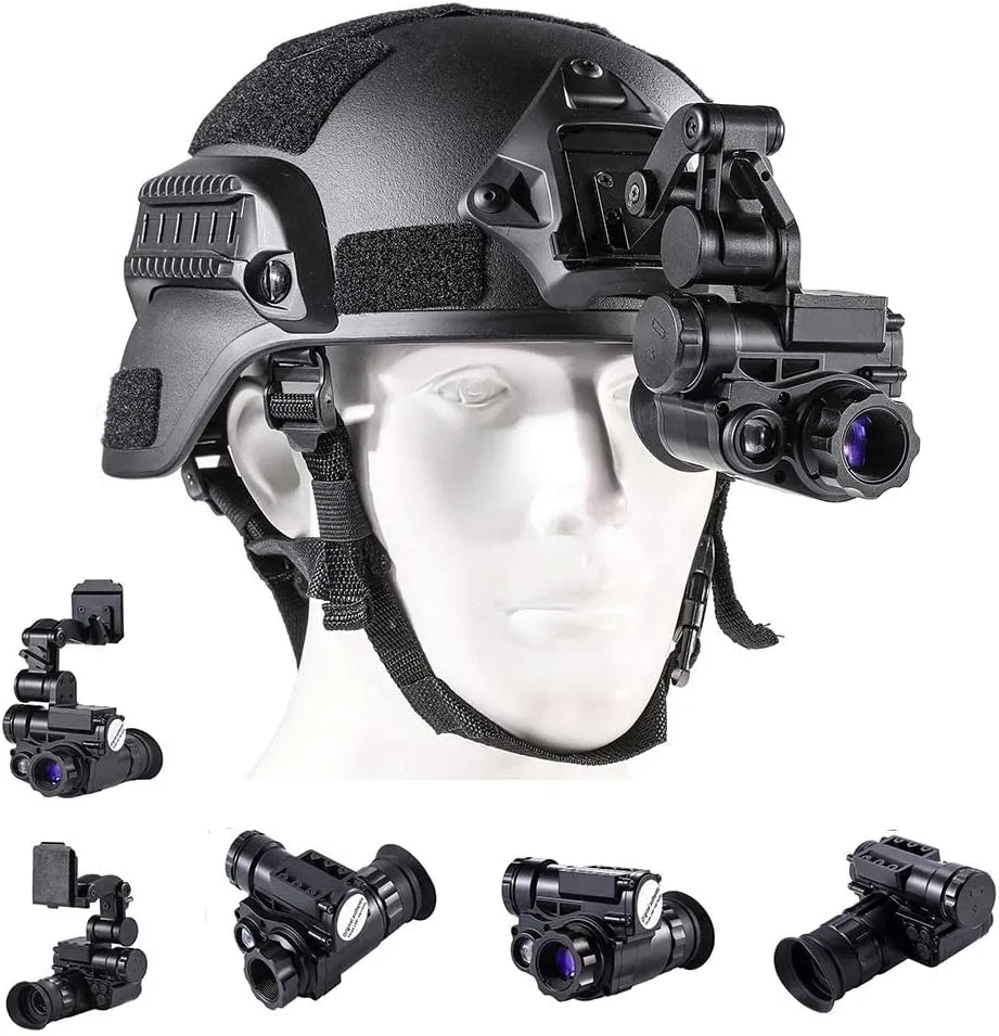 Noktowizor z montażem na hełm VECTOR OPTICS Night Vision Helmet Head Mounted + Mount Kit NVG 10