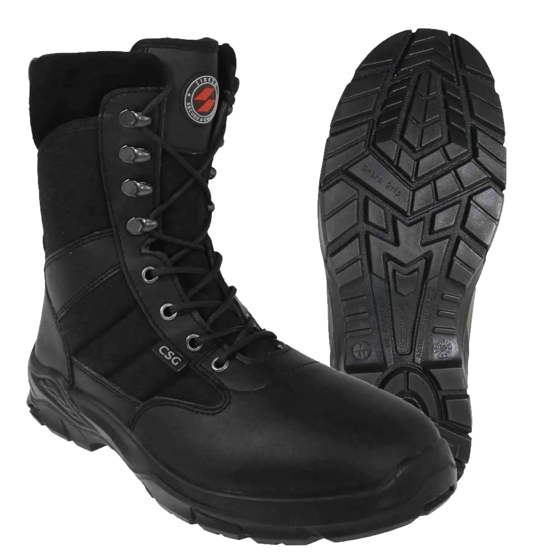 Buty Wojskowe Ttaktyczne Sibeza CSG Wodoodporne z Mikrofibry - Czarne