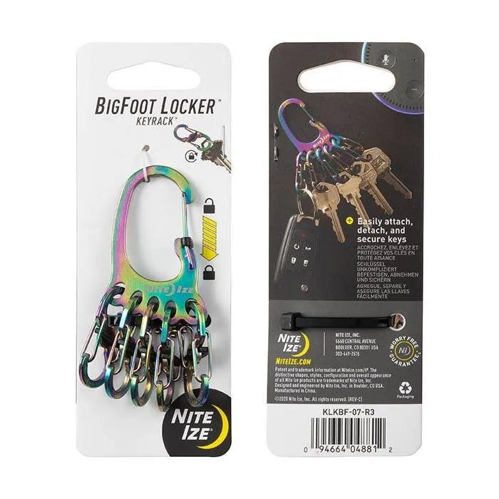 Nite Ize Karabinek na klucze BigFoot Locker KeyRack - Spectrum