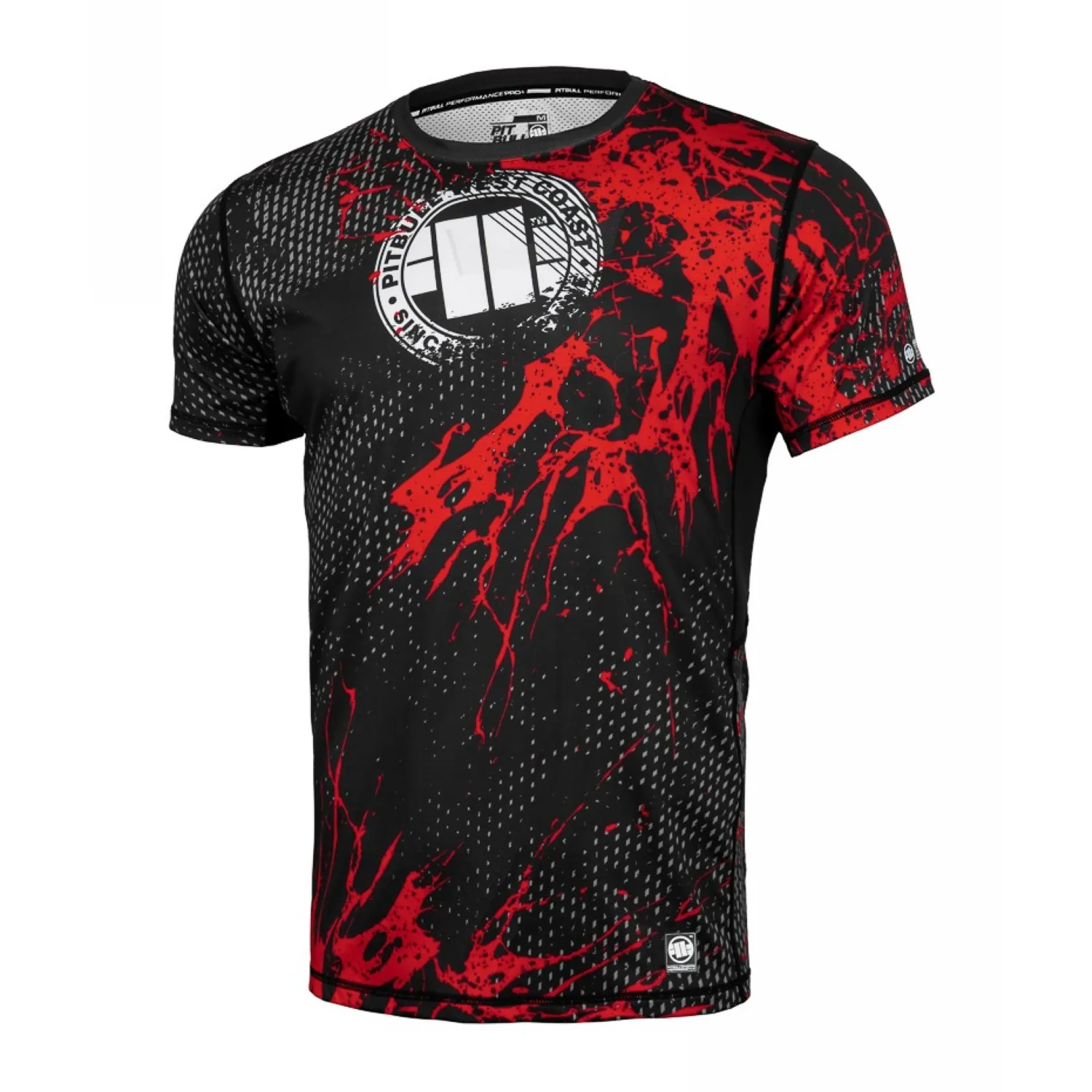 Koszulka Mesh Rashguard Pit Bull Performance Pro plus Blood Dog II - Czarna