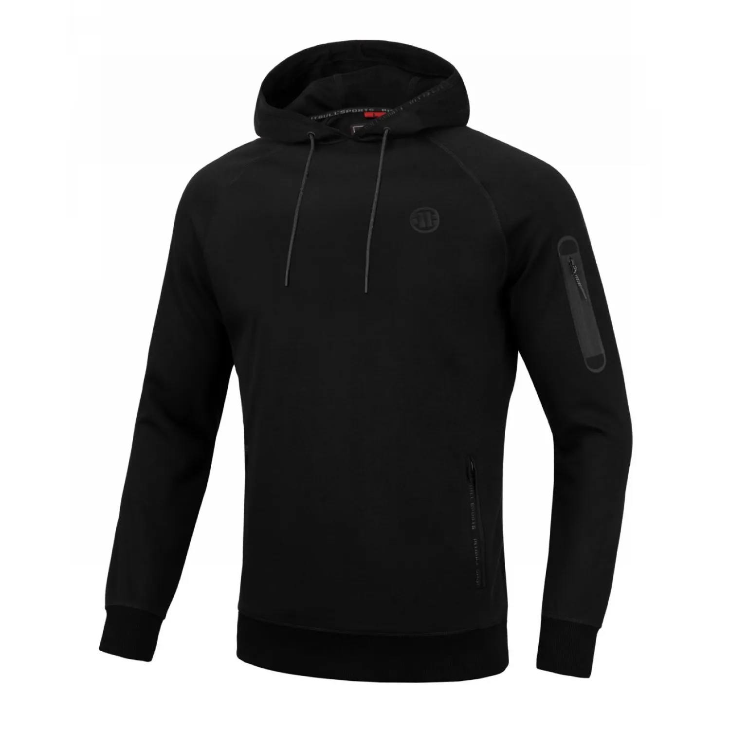 Bluza z kapturem Pit Bull 300 Interlock Bermuda '23 - Czarna