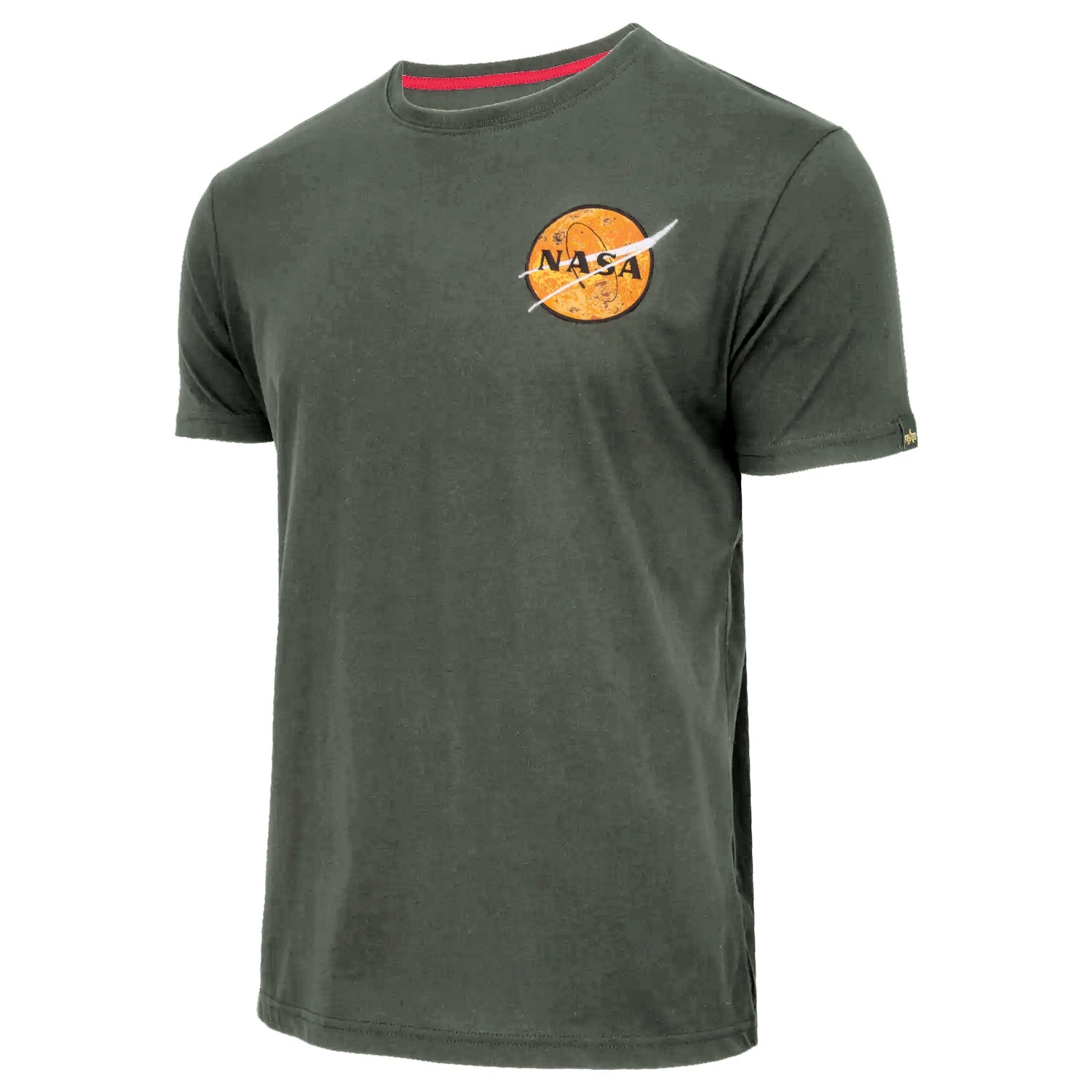 Koszulka Alpha Industries NASA Davinci T 136508 142 - Zielona
