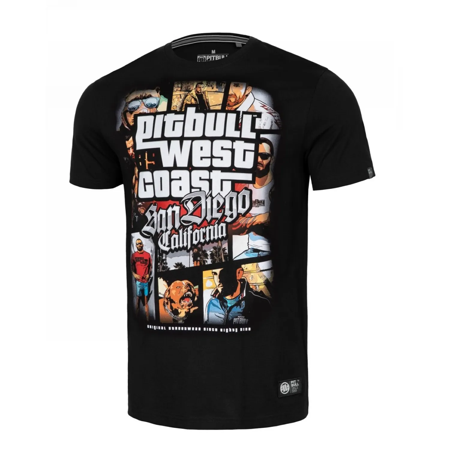 Koszulka Pit Bull 190 Regular Series Most Wanted '23 - Czarna