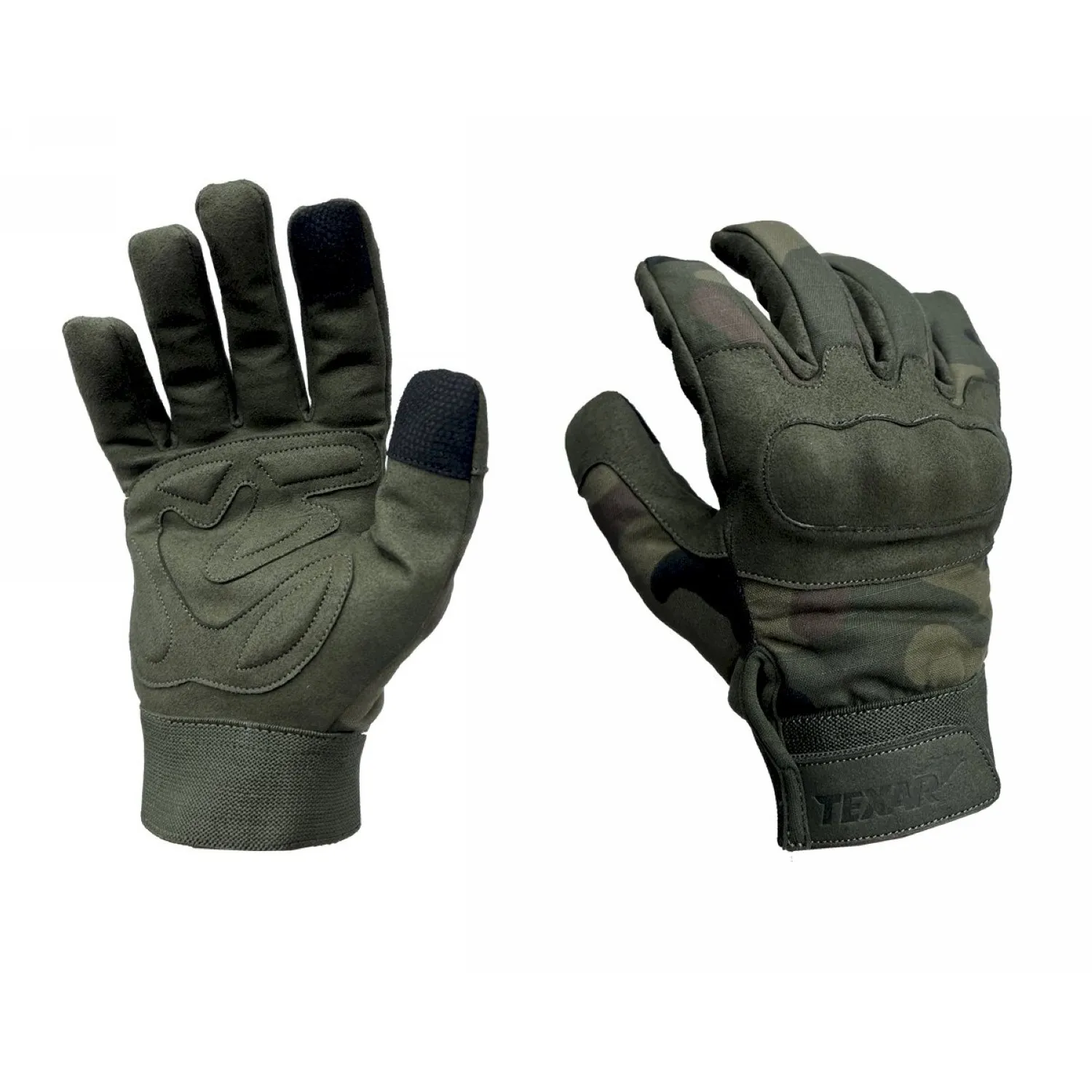 Texar - Rękawice Taktyczne COMBAT - PL Camo