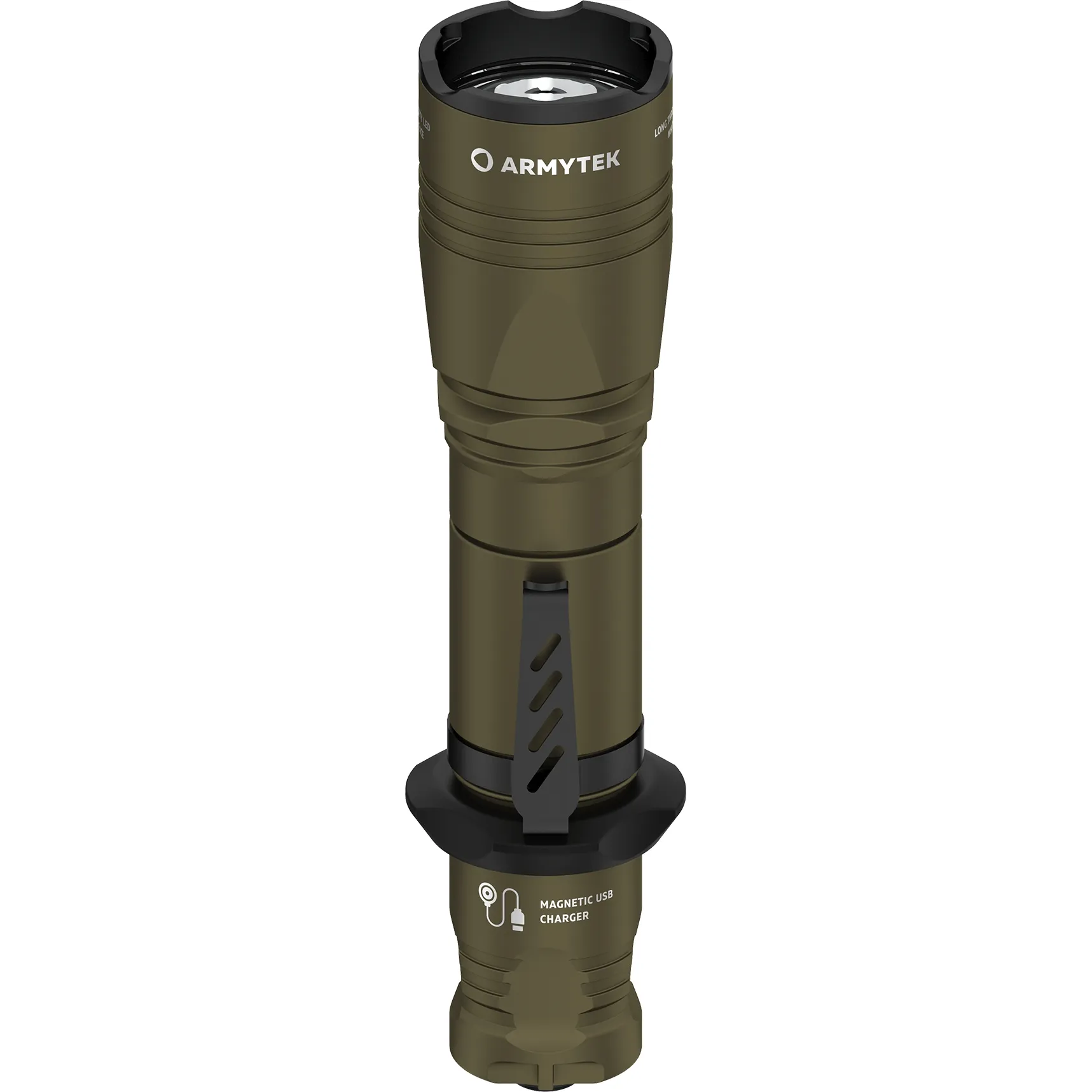 Latarka Armytek Dobermann Pro Magnet USB Olive Ciepły 1400 lm