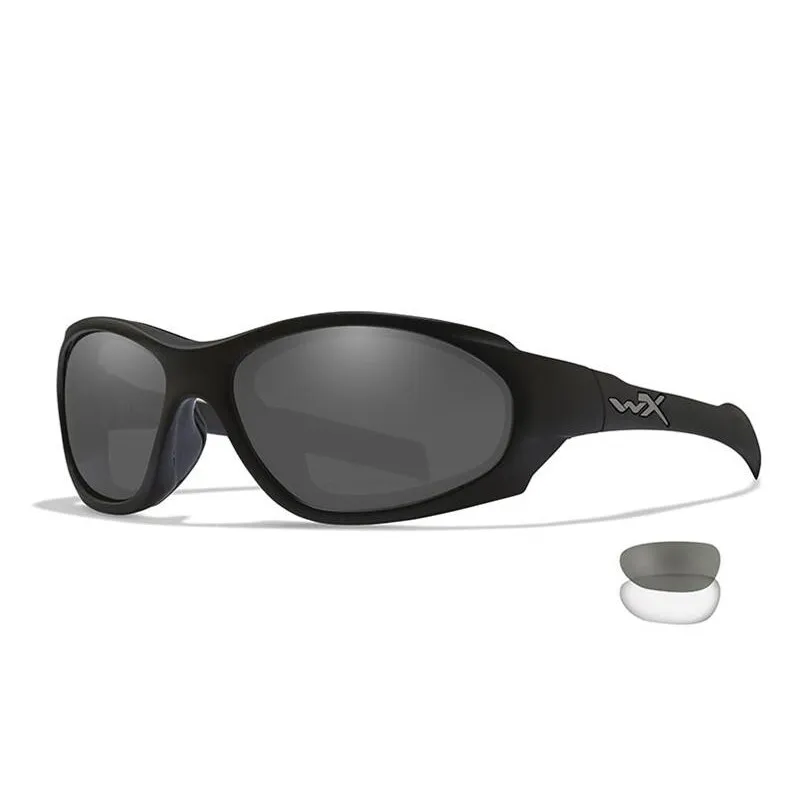 Okulary Taktyczne Wiley X XL-1 Advanced Comm 2.5 2951 Set 2in1 Grey/Clear, Matte Black Frame