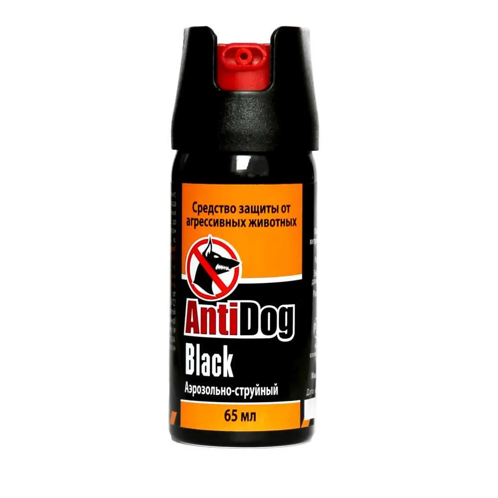 Gaz pieprzowy Defence Spray AntiDog Black 65 ml