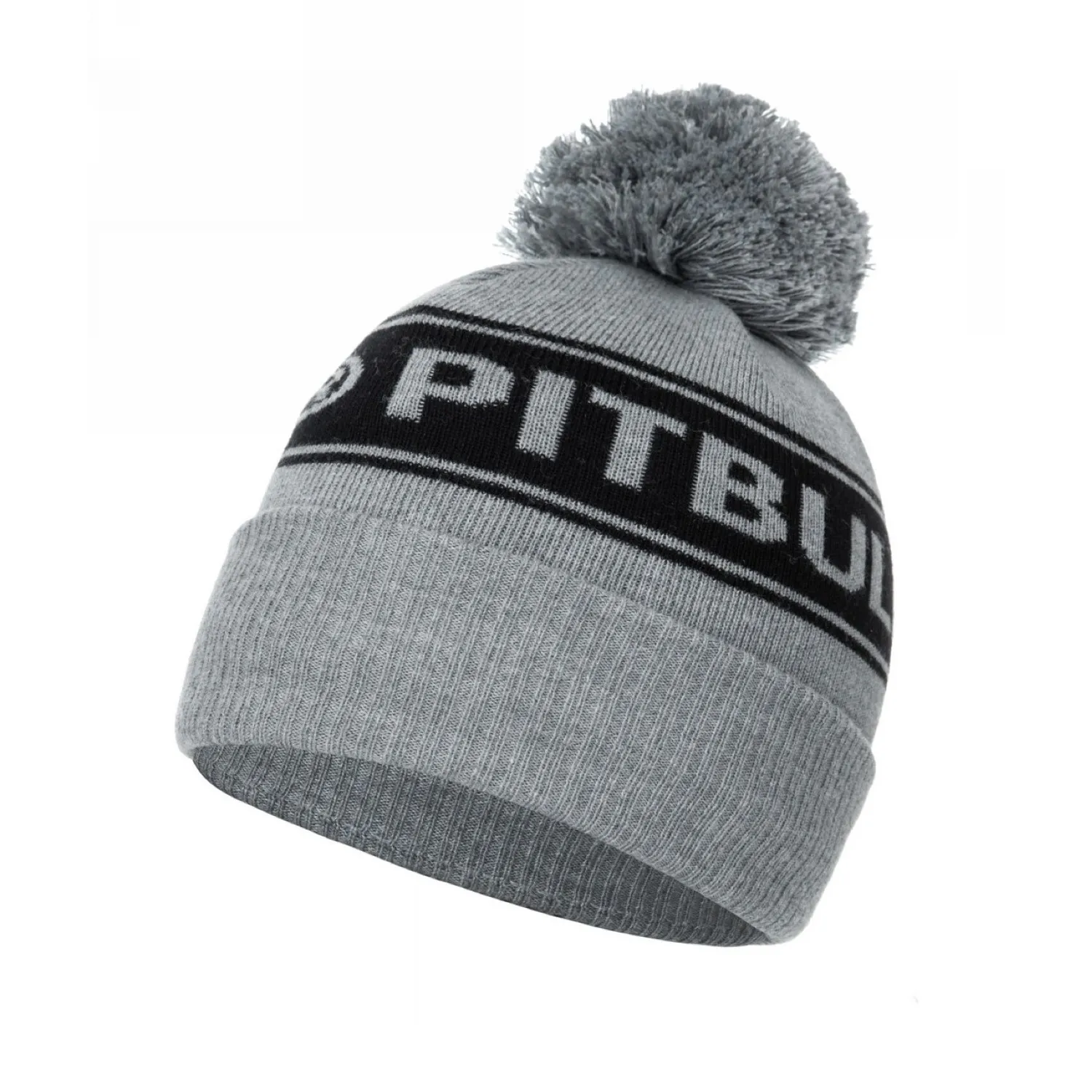 Czapka zimowa Vermel Pit Bull R - Szara/Czarna