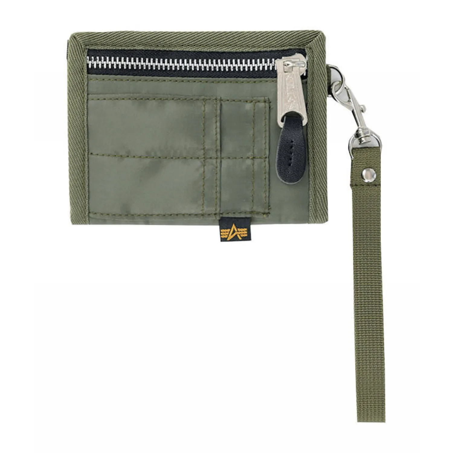 Portfel Alpha Industries Utility Wallet 108958 228 - Zielony/Pomarańczowy