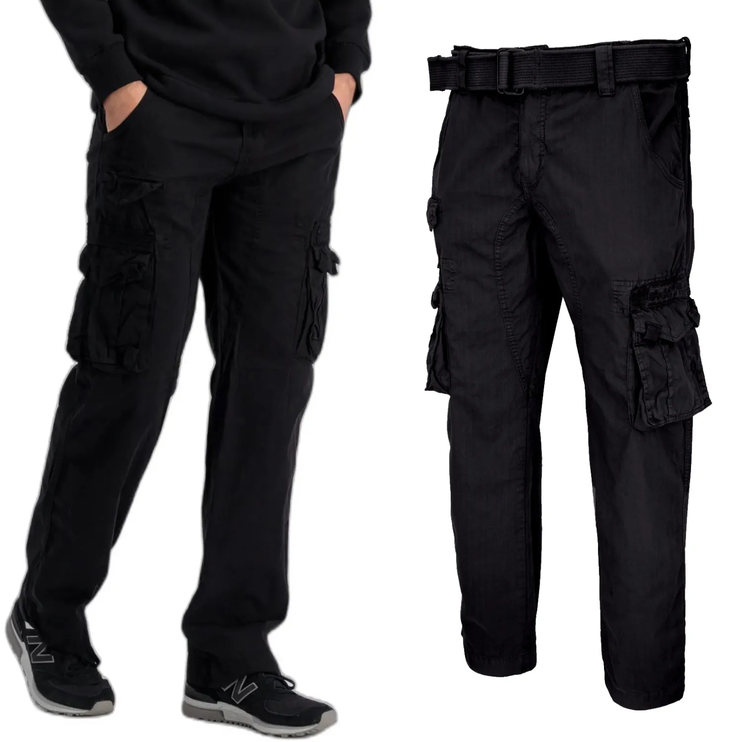 Spodnie Alpha Industries Devision 108207 03 - Czarne