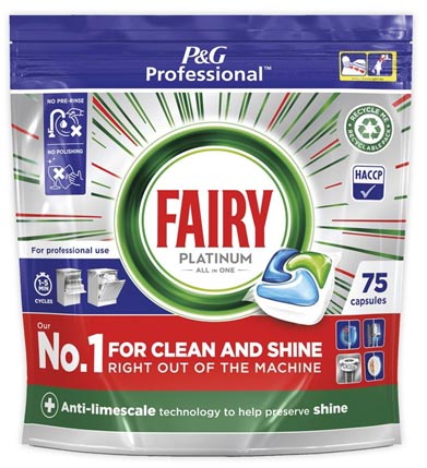 Kapsułki do zmywarki Fairy Professional Platinum Lavavajillas 75 szt