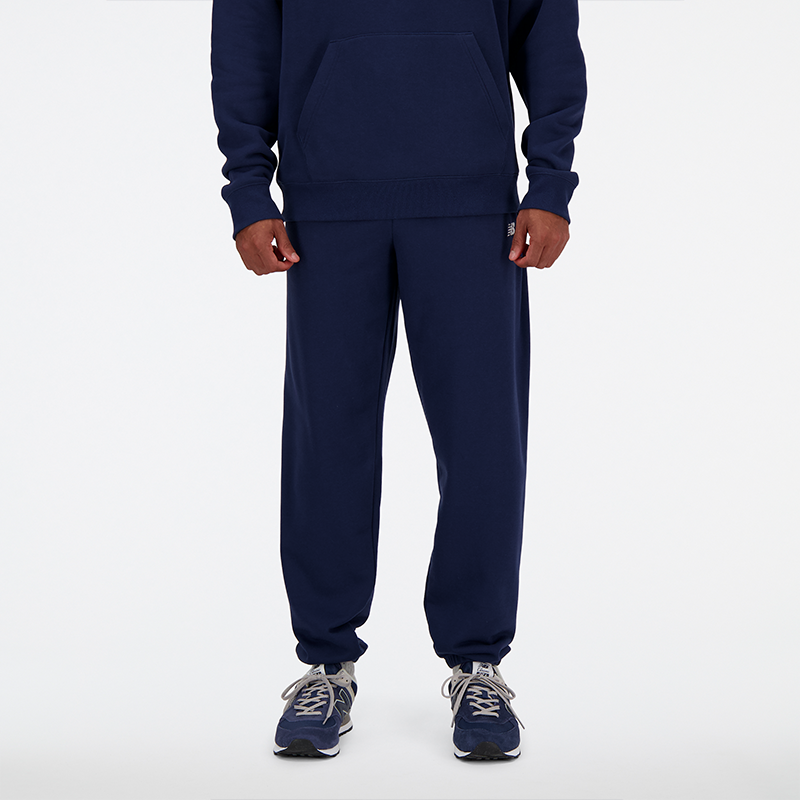 Spodnie męskie New Balance MP41519NNY  granatowe