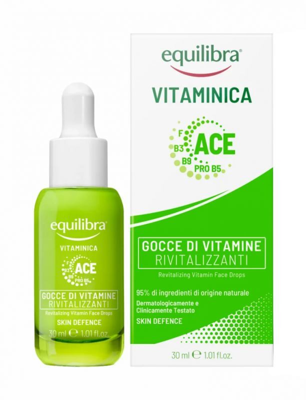 Equilibra Vitaminica Rewitalizujące krople do twarzy, 30 ml