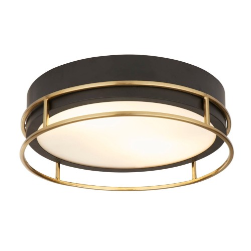 Phoenix lampa sufitowa 2xE14/IP44 czarna/mosiądz 62012-2PB