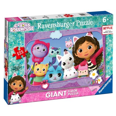 puzzle 125 koci domek gabi giant
