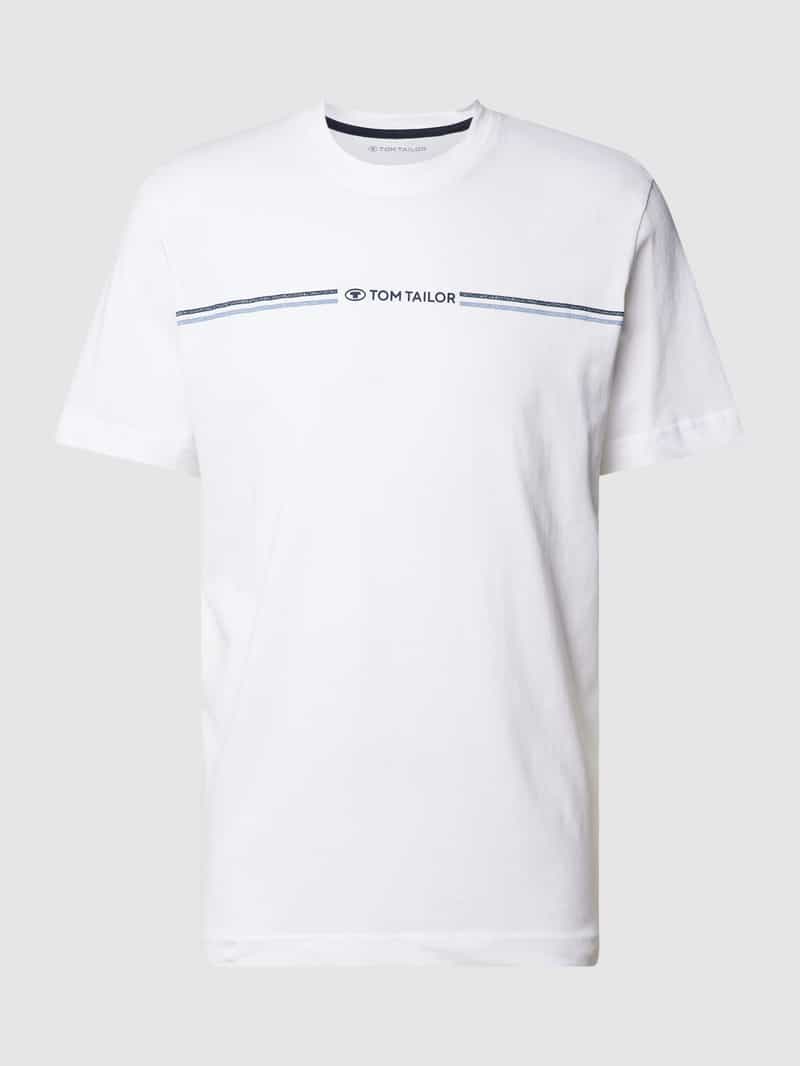 T-shirt z nadrukiem z logo