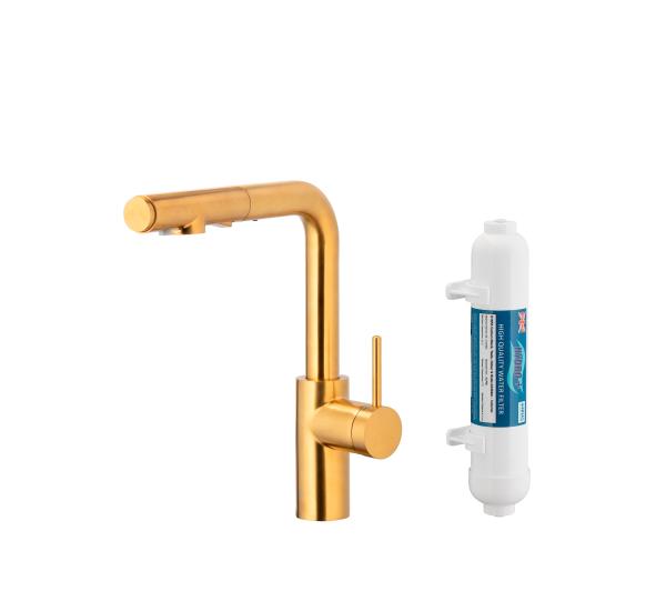 KFA Armatura DUERO PURE BASIC PULL-OUT 6623-112-31 Złoty Stal nierdzewna