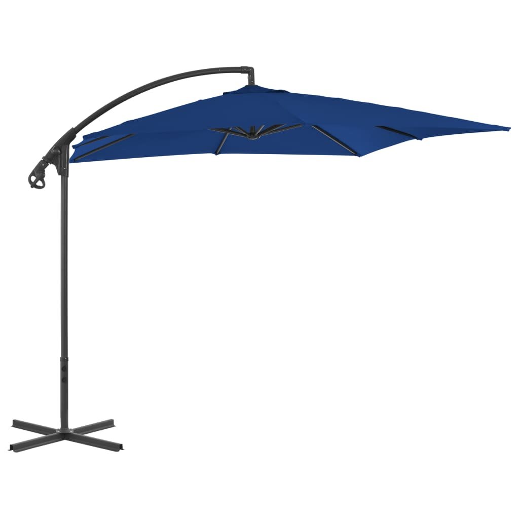 Elegancki parasol ogrodowy 250x250 cm, lazurowy