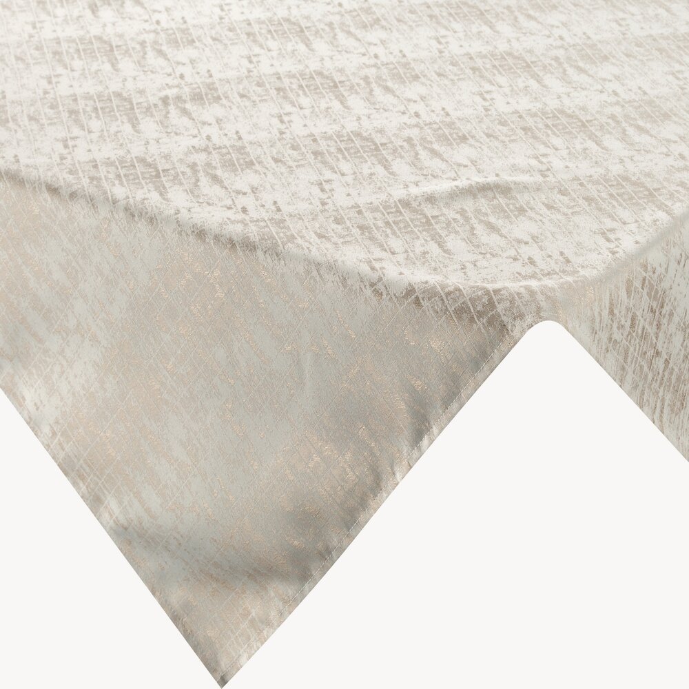 Obrus dekoracyjny ALINA 140x220 Eurofirany beżowy