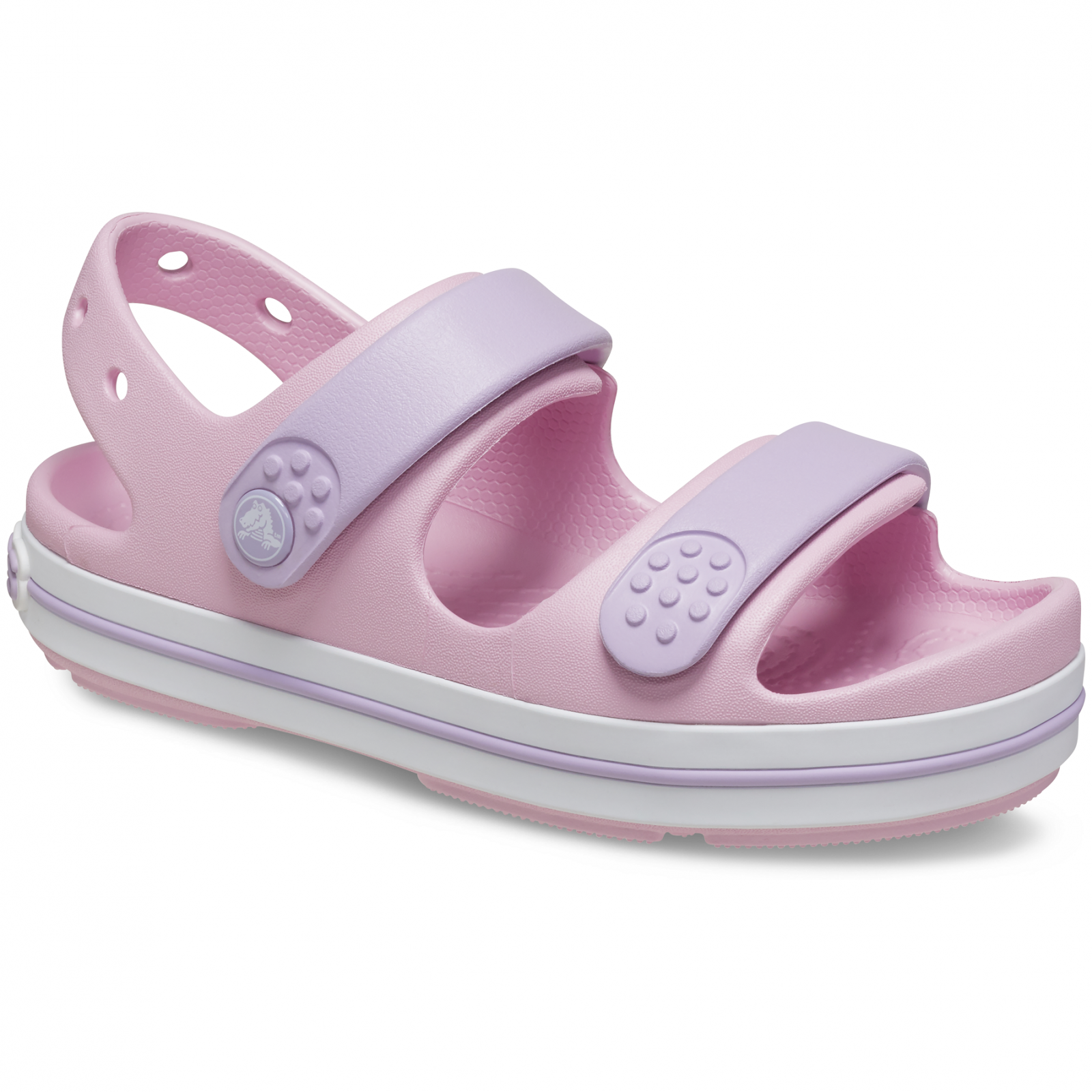 Sandały dziecięce Crocs Crocband Cruiser Sandal T Rozmiar butów (UE): 24-25 / Kolor: różowy