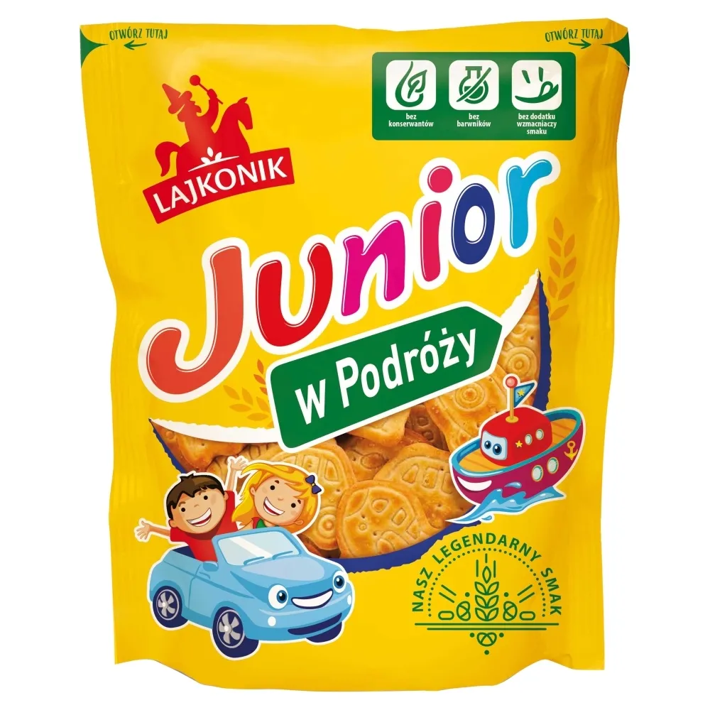 Lajkonik Krakersy Junior w podróży