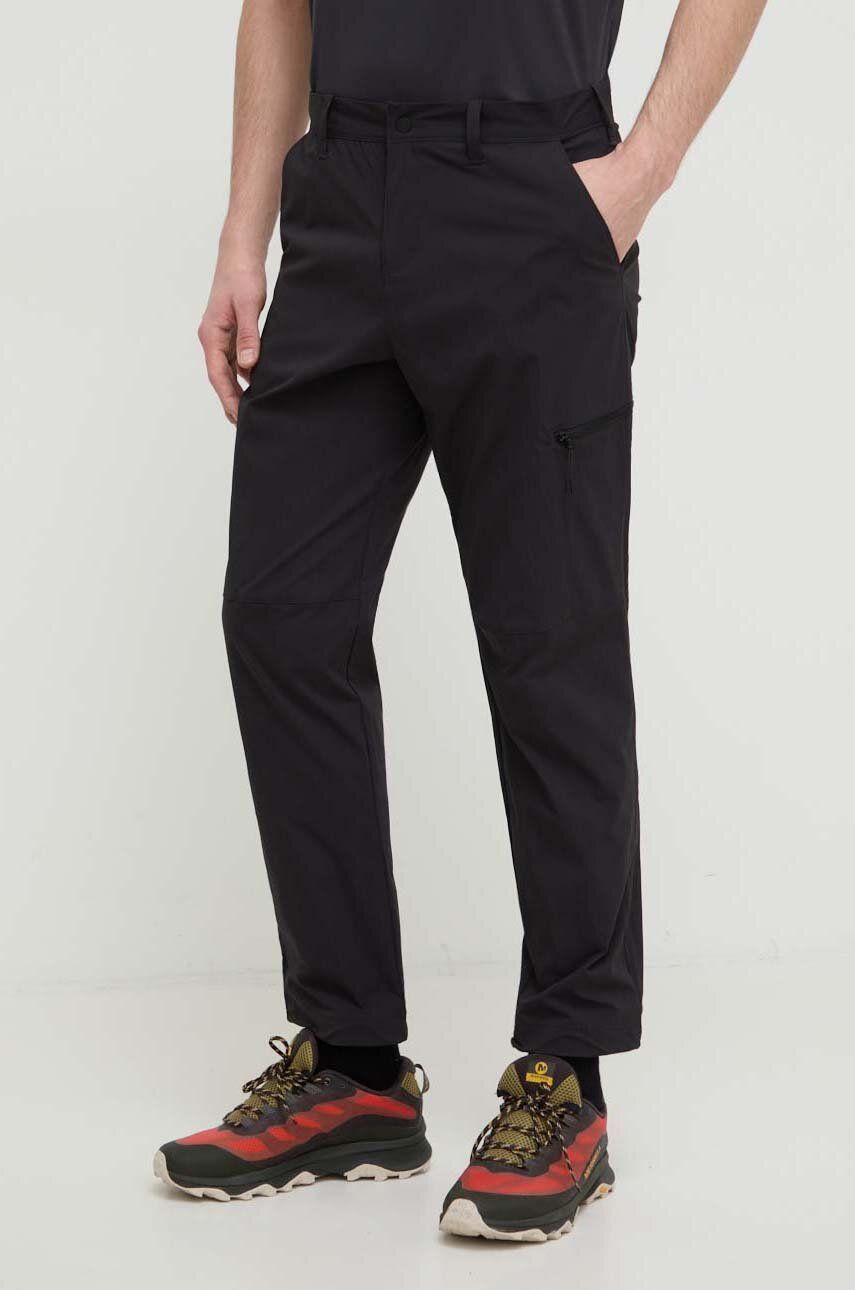 Jack Wolfskin spodnie outdoorowe Wanderthirst kolor czarny