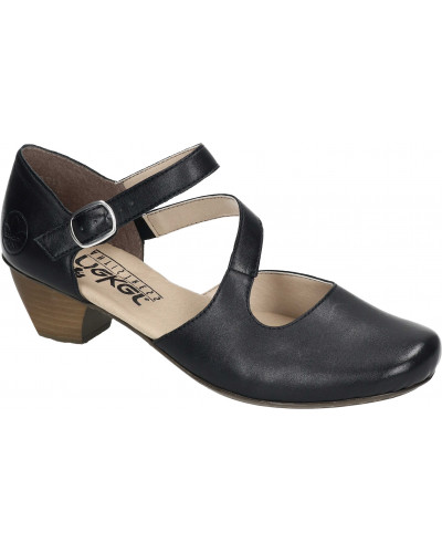 PÓŁBUTY RIEKER - 940265-01 BLACK - Rieker