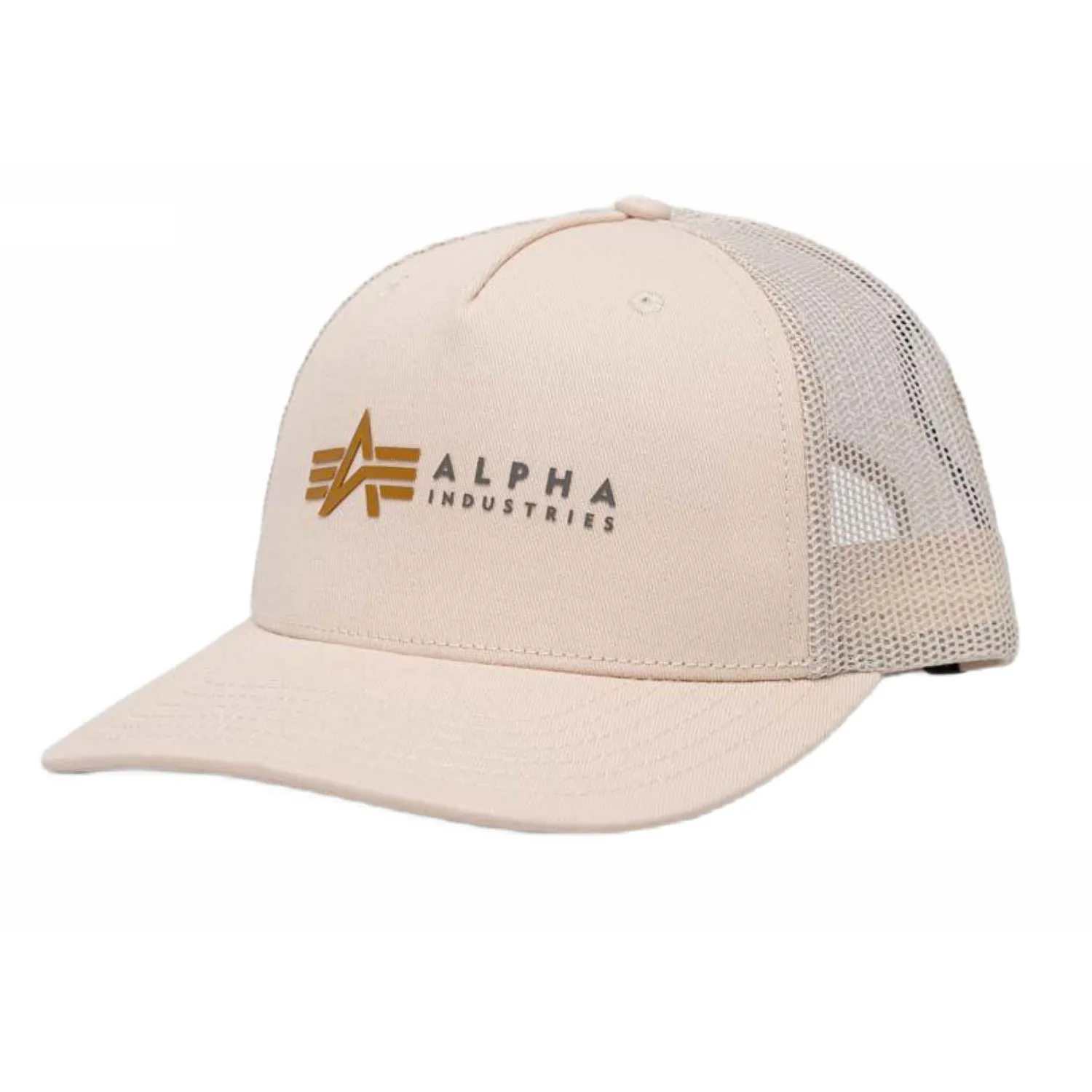 Czapka Alpha Industries Alpha Label Trucker Cap 106901 578 - Jet Stream White