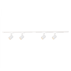 MILAGRO ML0685 Zestaw Volf Track Bia?y 4xGU10 1,5m