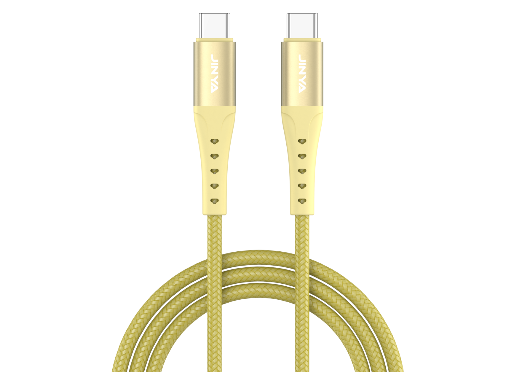 Jinya TechLink USB-C To C Cable 1,8m - kabel USB-C (żółty)