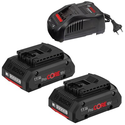 Bosch Powertools powertools Starter Set 2xProCORE18V 4.0Ah + GA 1600A016GF