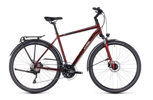 CUBE TOURING EXC 2023 red/white