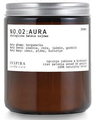 Gri Inspi, Świeca Sojowa Zapachowa No.02:aura 250ml