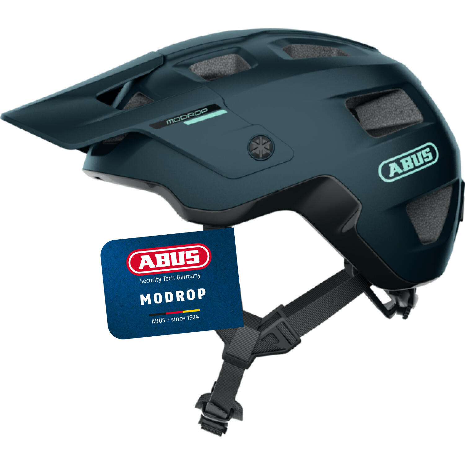 ABUS MoDrop Helmet, niebieski M | 54-58cm 2022 Kaski MTB