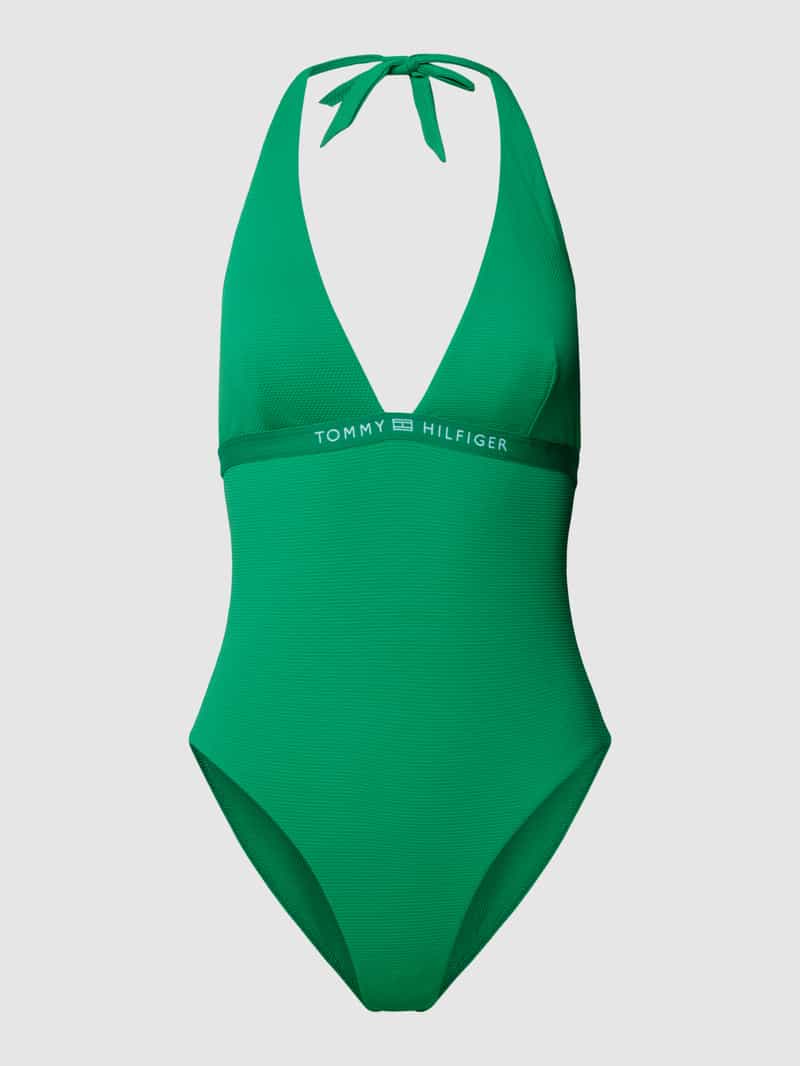 Kostium kąpielowy z fakturowanym wzorem