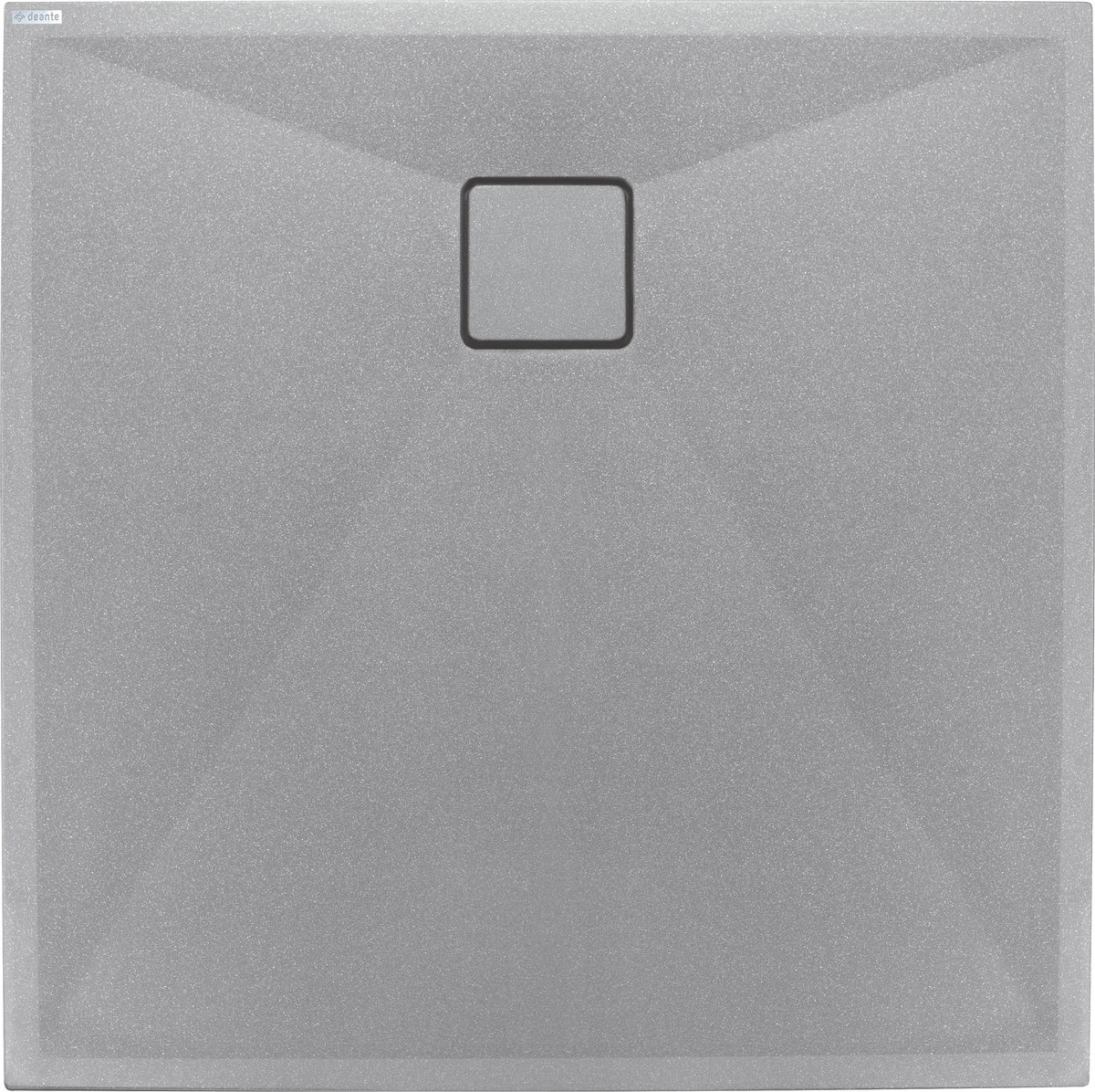 Deante Correo brodzik 80x80 cm kwadratowy szary metalik KQRS42B