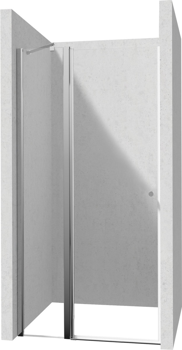 Deante Kerria Plus drzwi prysznicowe 120 cm chrom/szkło przezroczyste KTSU045P