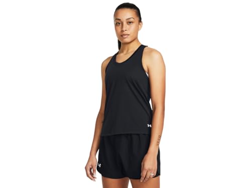 Under Armour UA Launch podkoszulek na ramiączkach, czarny/odblaskowy, XL