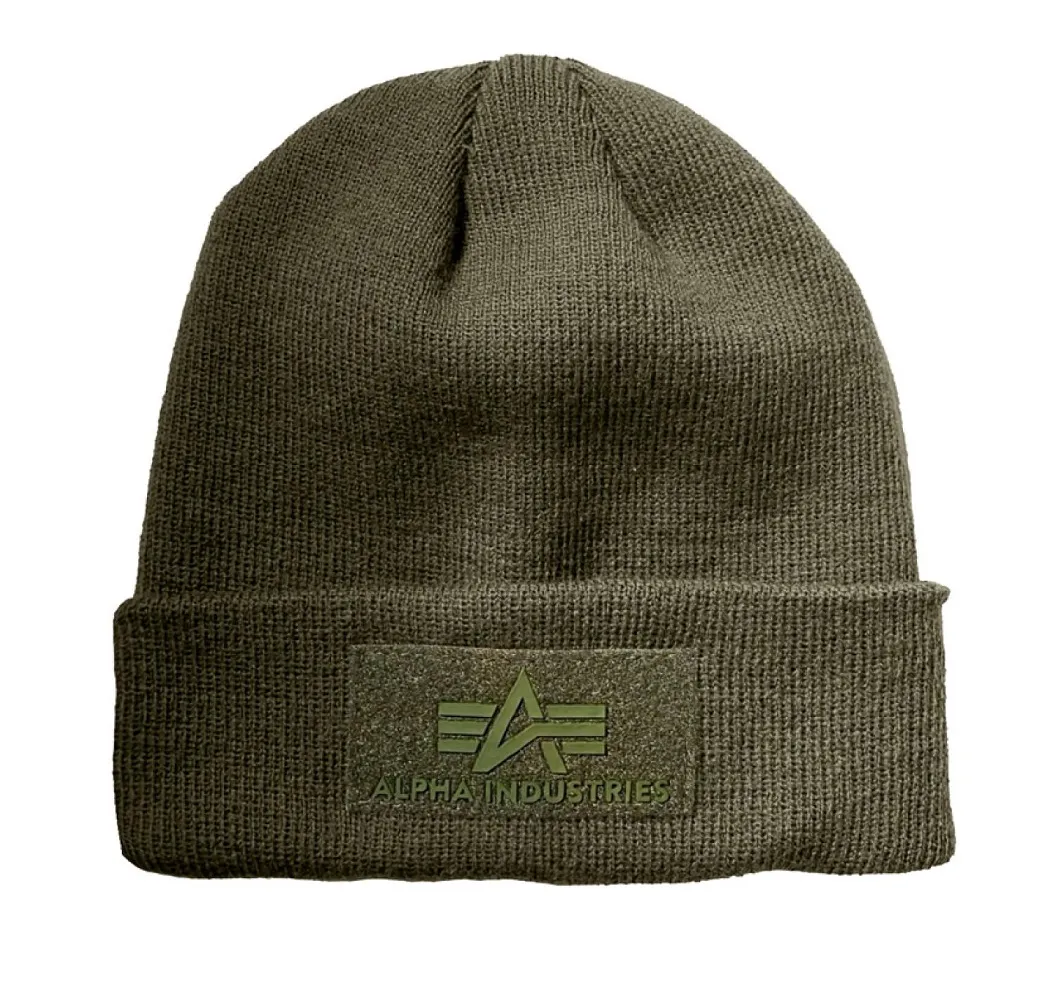Czapka zimowa Alpha Industries VLC 118943-257- Ciemnozielona
